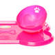 Kit Truqys Pets Jogo Americano Osso + 02 Comedouros Inclinados - Rosa
