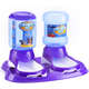 Kit Truqys Pets Automático Bandeja + Comedouro + Bebedouro - Roxo