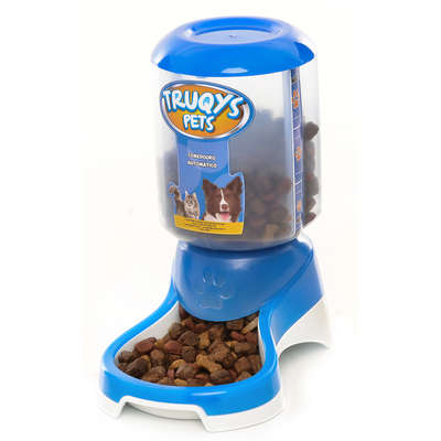 Comedouro Automático Truqys Pets Azul com Galão