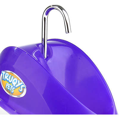 Bebedouro Automático Truqys Pets Fonte Elétrica - Roxo