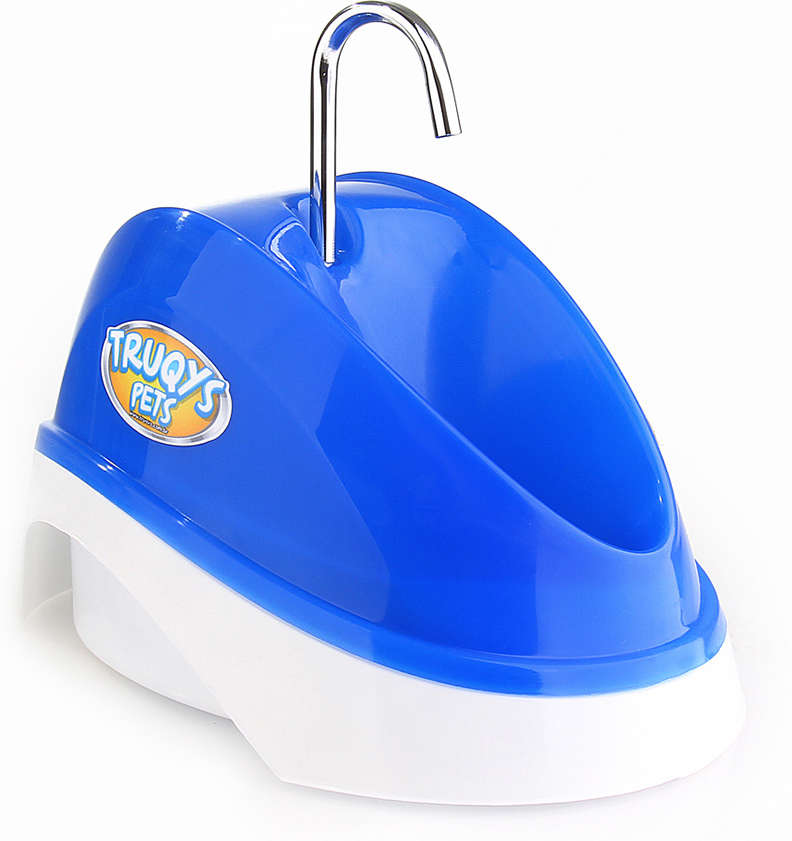 Bebedouro Automático Truqys Pets Fonte Elétrica Azul - Bivolt
