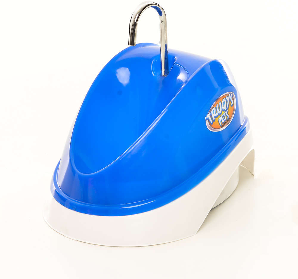 Bebedouro Automático Truqys Pets Fonte Elétrica Azul - Bivolt