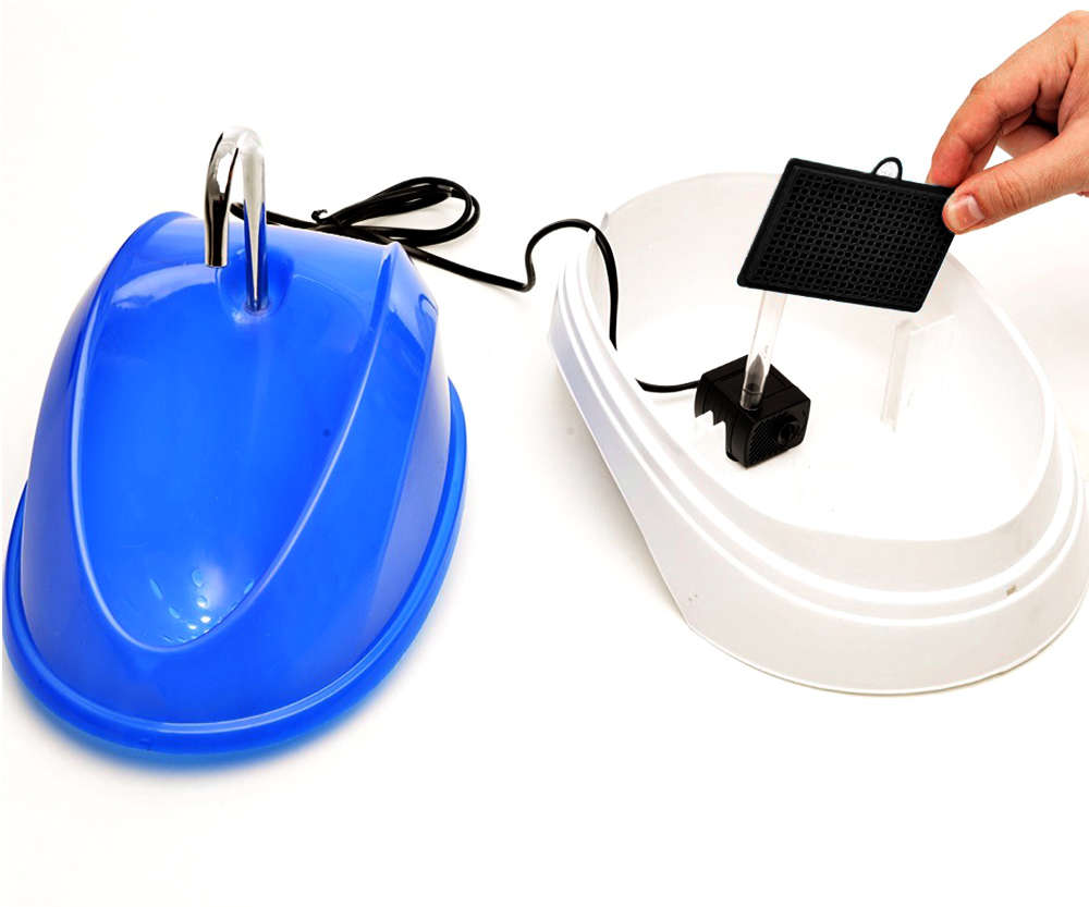 Bebedouro Automático Truqys Pets Fonte Elétrica Azul - Bivolt