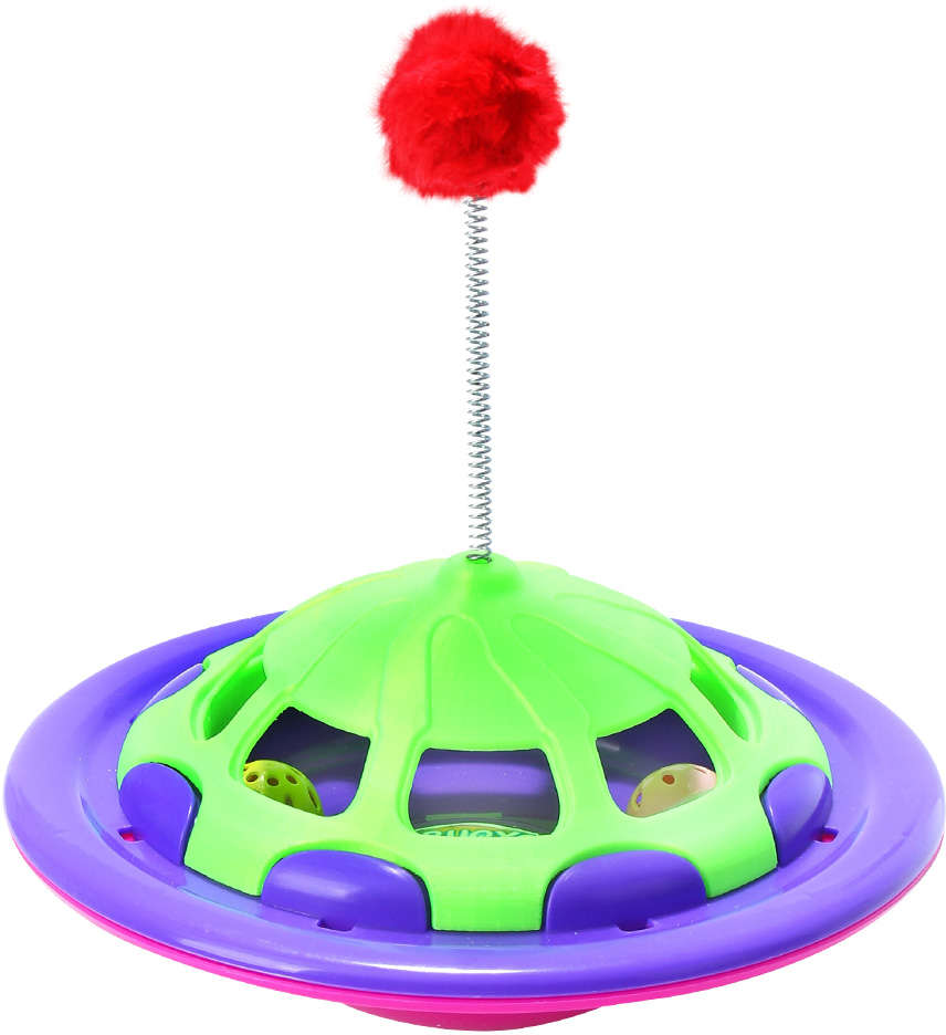 Brinquedo Truqys Pets Nav Cat Roxo com Verde - Tam. Único