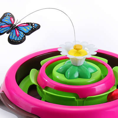 Brinquedo Truqys Pets Cat Spin Rosa