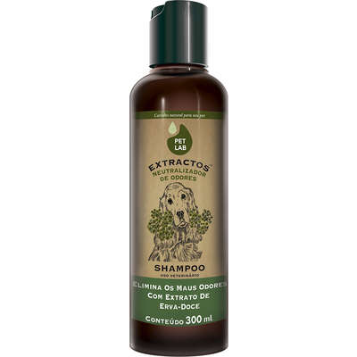 Shampoo PetLab Extractos Neutralizador de Odores Erva Doce para Cães