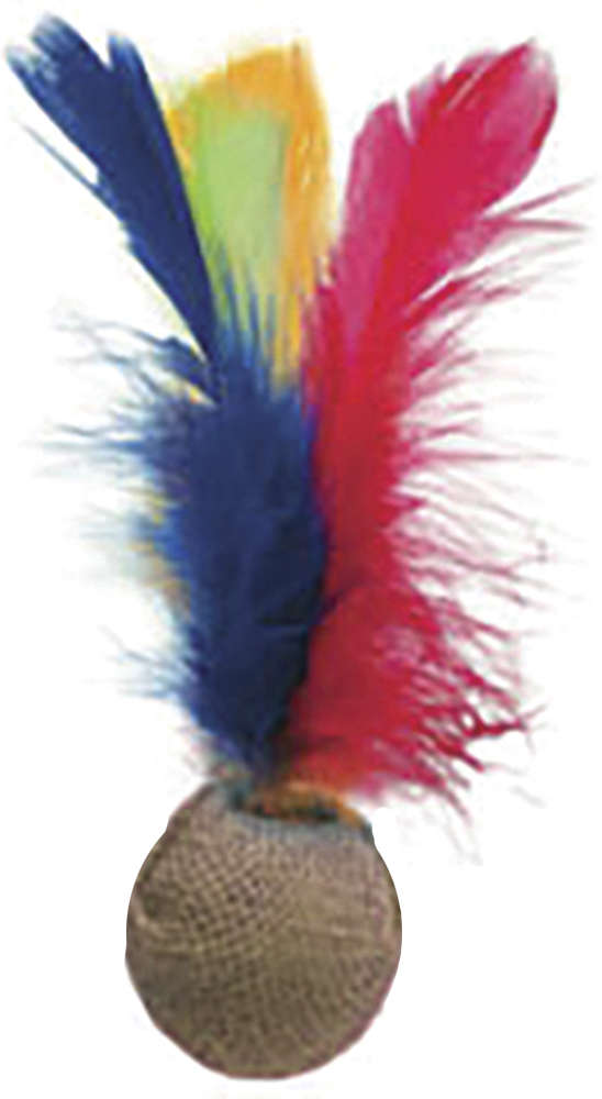 Brinquedo LCM Bolinha Cat Toy Rústico Marrom para Gato - Marrom