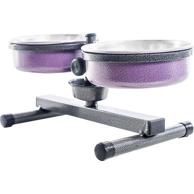 Comedouro Ajustável NF Pet Sistema Antiformiga Lilás