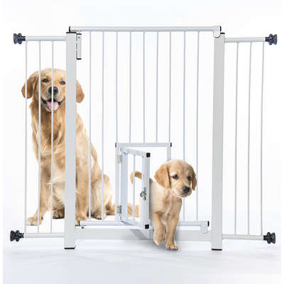 Portão NF Pet Duo Maxi Plus Branco