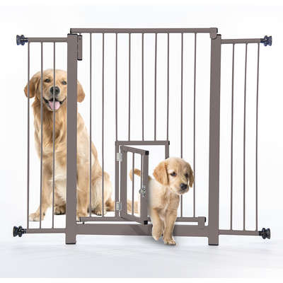Portão NF Pet Duo Maxi Plus Marrom