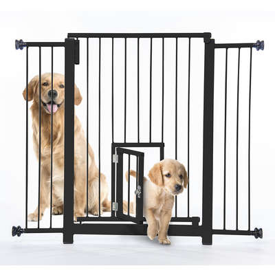 Portão NF Pet Duo Maxi Plus Preto