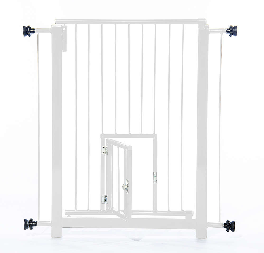 Portão NF Pet Duo Plus Branco - 80 cm