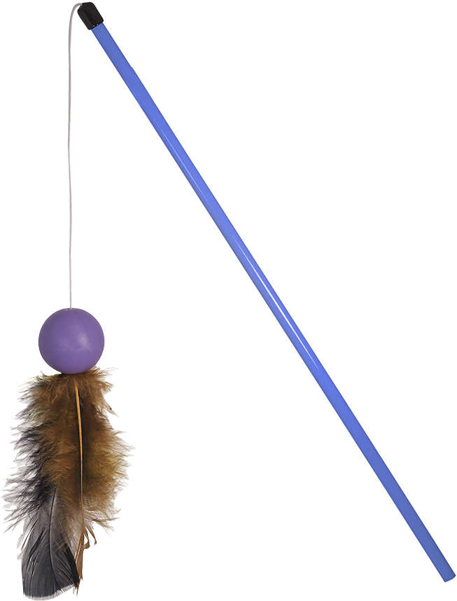 Brinquedo LCM Varinha Cat Fishing Azul para Gato - Azul