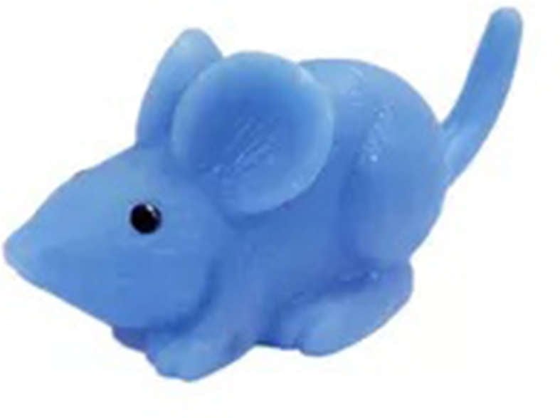 Brinquedo de Vinil LCM Ratinho - Azul