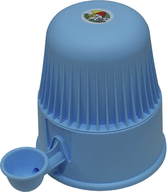 Bebedouro Vida Mansa Light Polipropileno PP Azul Bebê para Raças Pequenas - 2 Litros