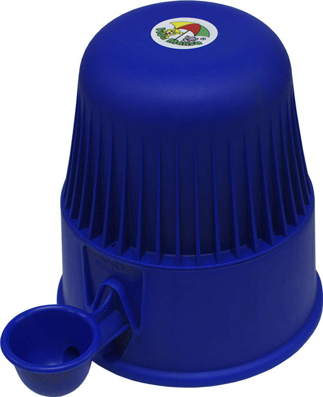Bebedouro Vida Mansa Light Polipropileno PP Azul para Raças Pequenas - 2 Litros