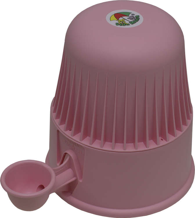 Bebedouro Vida Mansa Light Polipropileno PP Rosa para Raças Pequenas - 2 Litros