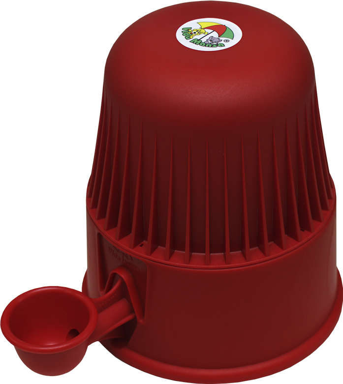 Bebedouro Vida Mansa Light Polipropileno PP Vermelho para Raças Pequenas - 2 Litros