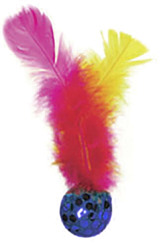 Brinquedo LCM Bolinha Cat Toy Fantasy Azul para Gato - Azul