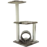 Brinquedo Arranhador The Pets Brasil 02 Andares Túnel - Bege