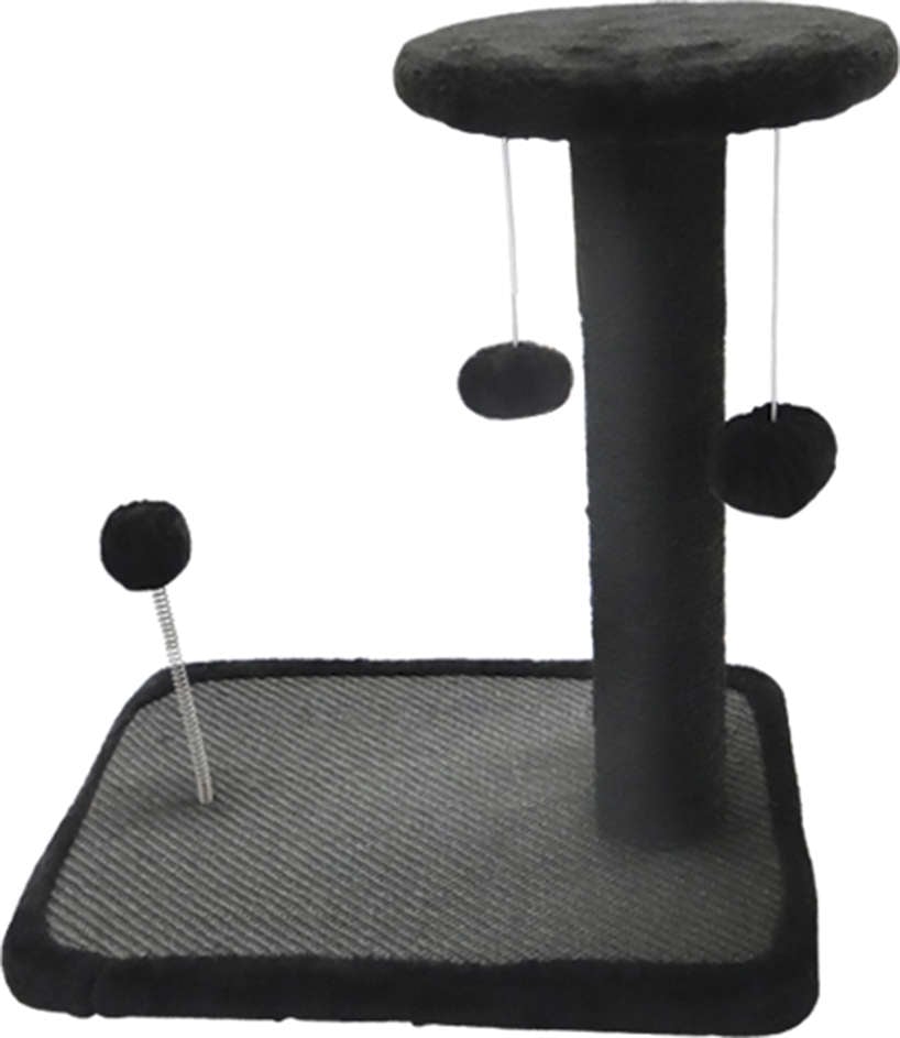 Brinquedo Arranhador The Pets Brasil Base Redonda com Bolinhas - Cinza