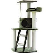 Brinquedo Arranhador The Pets Brasil Cinza Mansão 03 Andares - Tam. Único