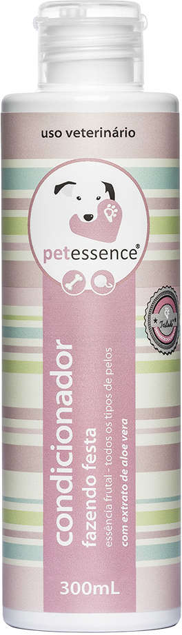 Condicionador Pet Essence Fazendo Festa para Cães e Gatos - 300 mL