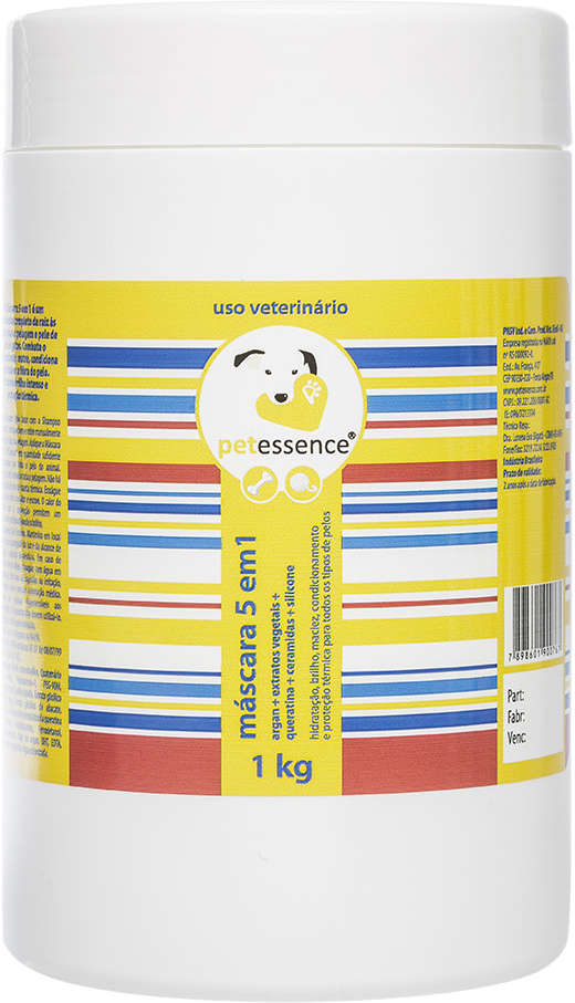 Máscara 5 em 1 Pet Essence para Cães e Gatos - 1Kg