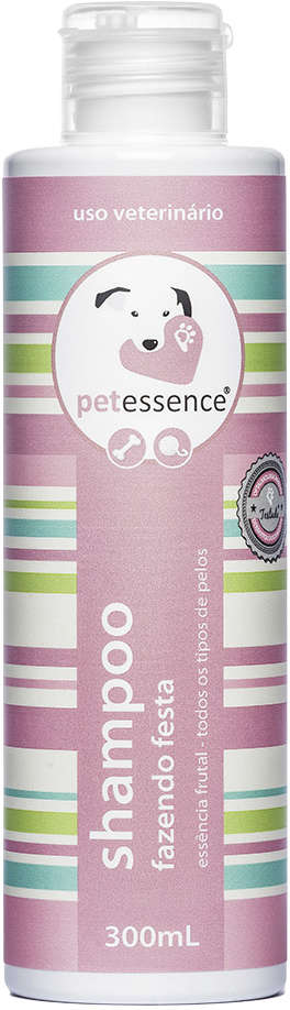 Shampoo Pet Essence Fazenda Festa para Cães e Gatos - 300 mL