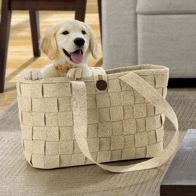 Bolsa de Transporte Alklin Pet Bege