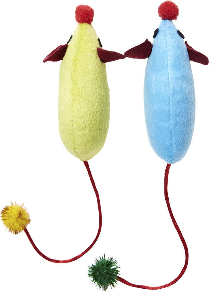 Brinquedo Home Pet Kit com 2 Ratinhos - 9 cm