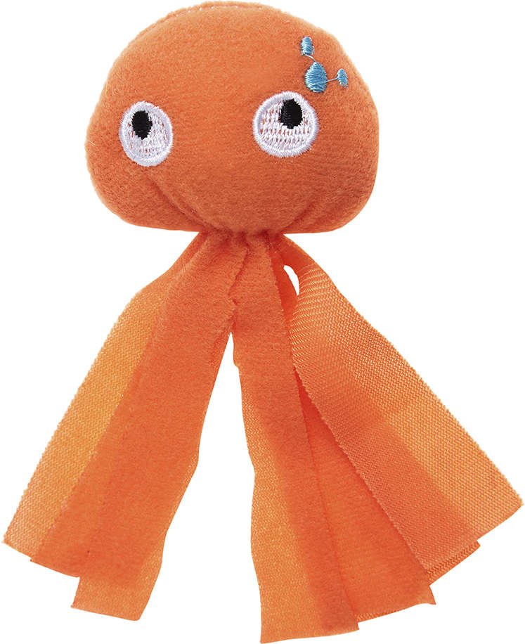 Brinquedo Home Pet Pelúcia Polvinho Laranja - 4 cm