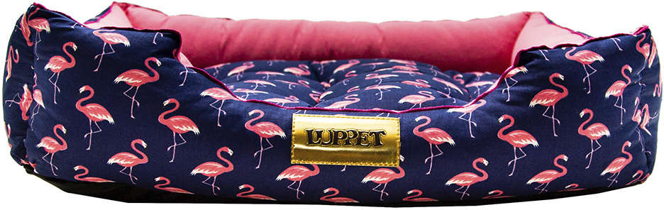 Cama Retangular Luppet Conforto Flamingo - Tam. G