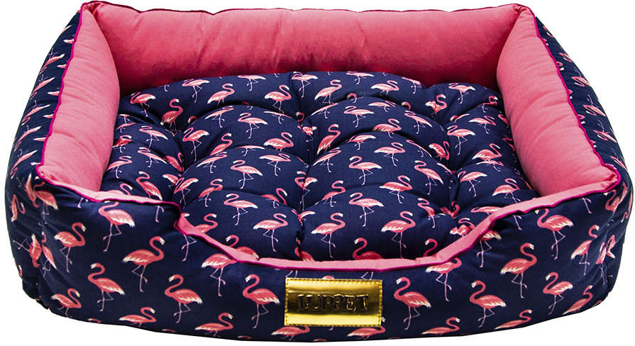 Cama Retangular Luppet Conforto Flamingo - Tam. G