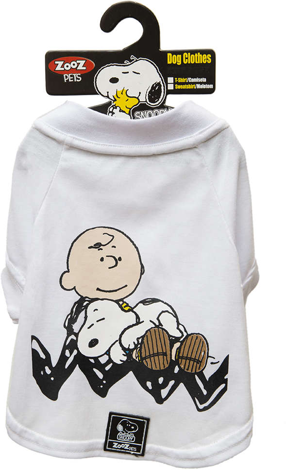 Camiseta Zooz Pets Charlie Snoopy Sleeping Branca - Tam. GG