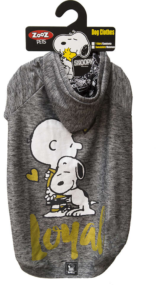 Moletom Zooz Pets Charlie Snoopy Loyal Grafite - Tam. PP