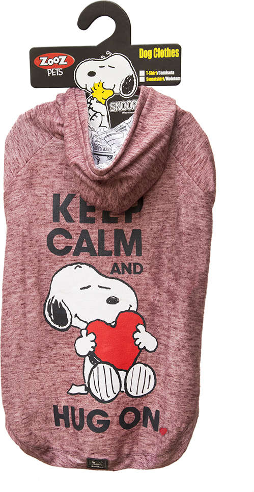 Moletom Zooz Pets Keep Calm Hug On Vinho - Tam. G