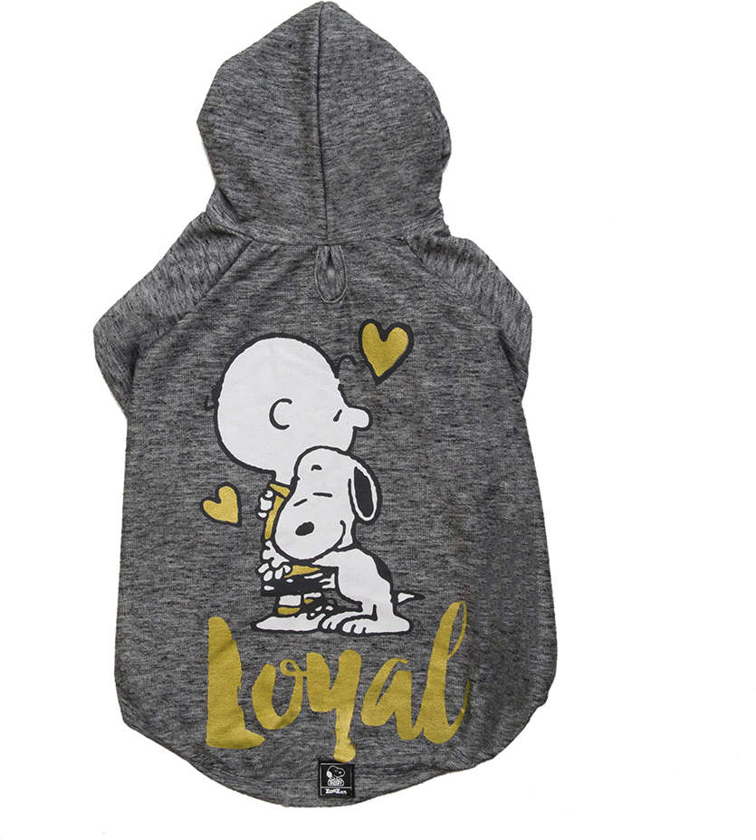 Moletom Zooz Pets Charlie Snoopy Loyal Grafite - Tam. PP