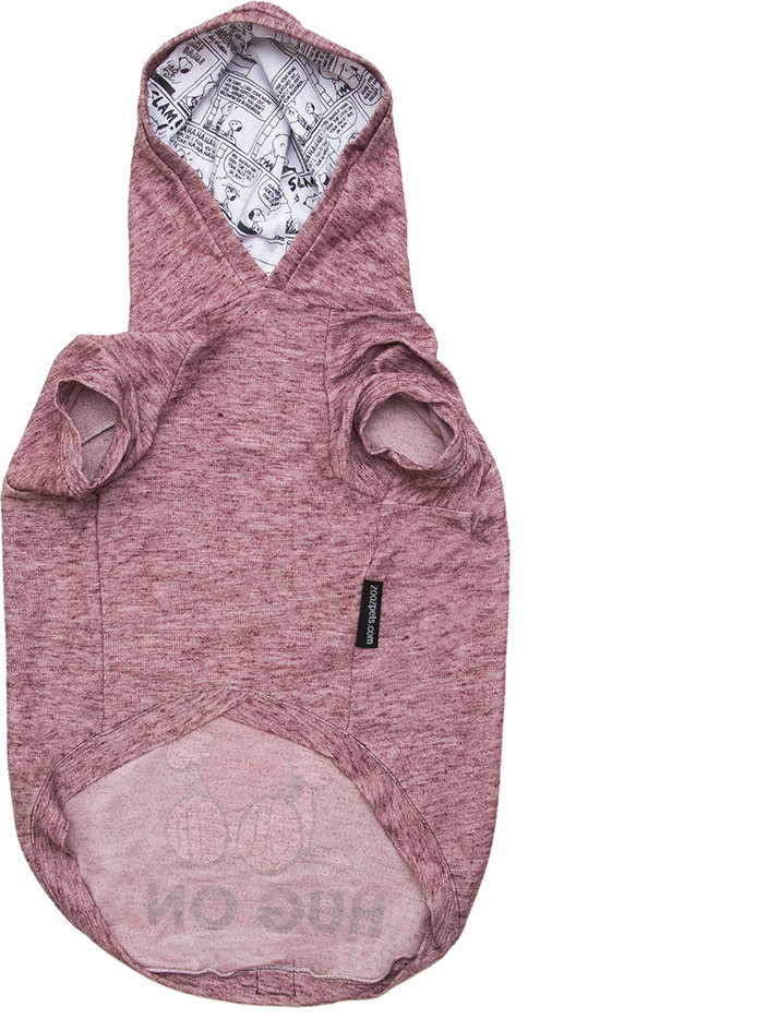 Moletom Zooz Pets Keep Calm Hug On Vinho - Tam. G