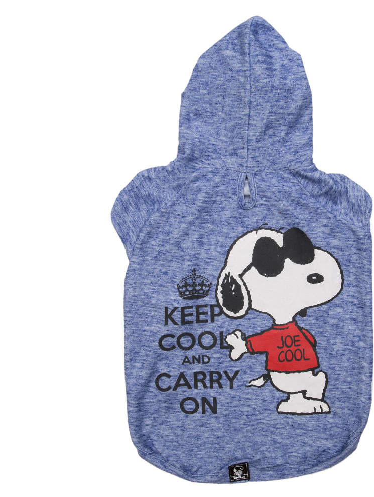 Moletom Zooz Pets Snoopy Keep Cool Azul Royal - Tam. M