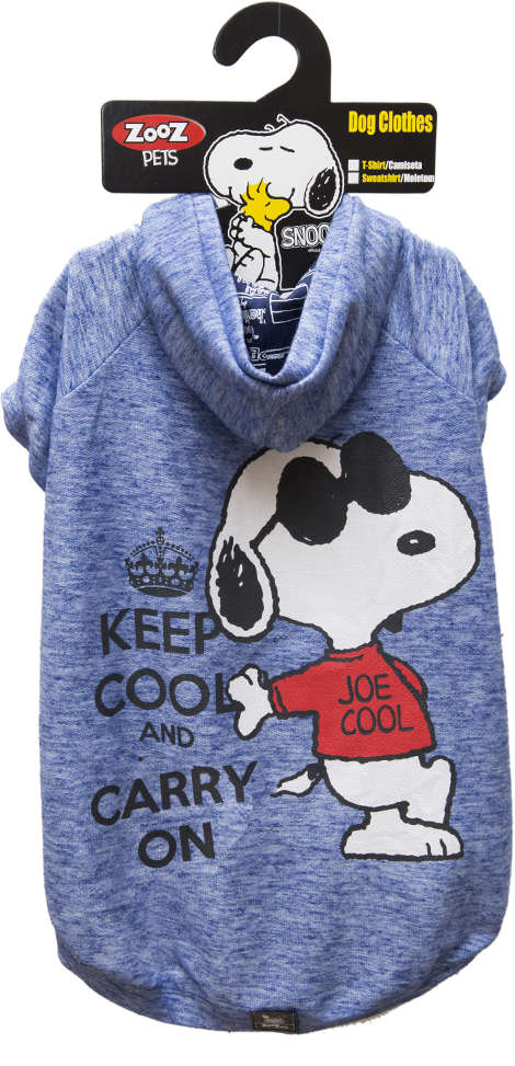 Moletom Zooz Pets Snoopy Keep Cool Azul Royal - Tam. M