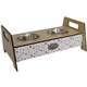 Comedouro Hello Pet Stars Duplo Menta