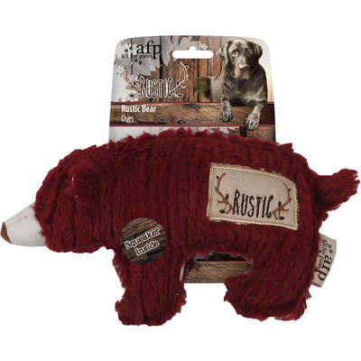 Brinquedo AFP Rustic Pelúcia Urso para Cães