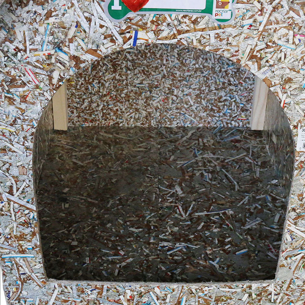 Casinha Chalé Ecológica Recriar Pet Natural - Tam. 01