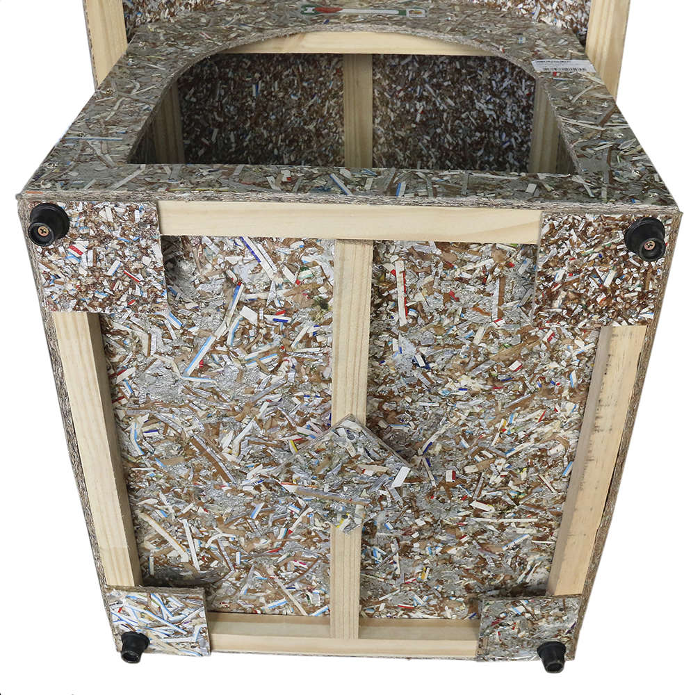 Casinha Chalé Ecológica Recriar Pet Natural - Tam. 01