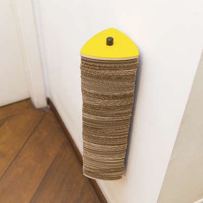 Arranhador Vertical Gatomoderno Verona Amarelo