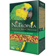 Ração Nutrópica com Frutas para Papagaio - 300 g