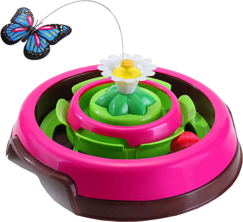 Brinquedo Truqys Pets Cat Spin - Rosa