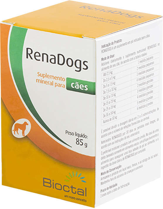 Suplemento Mineral Candioli RenaDogs Tratamento Renal - 85 g