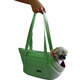 Bolsa Transporte Bichinho Chic Verde com Rosa